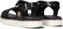 Replay sandalen met steentjes zwart Meisjes Imitatieleer Logo 31 - Thumbnail 7