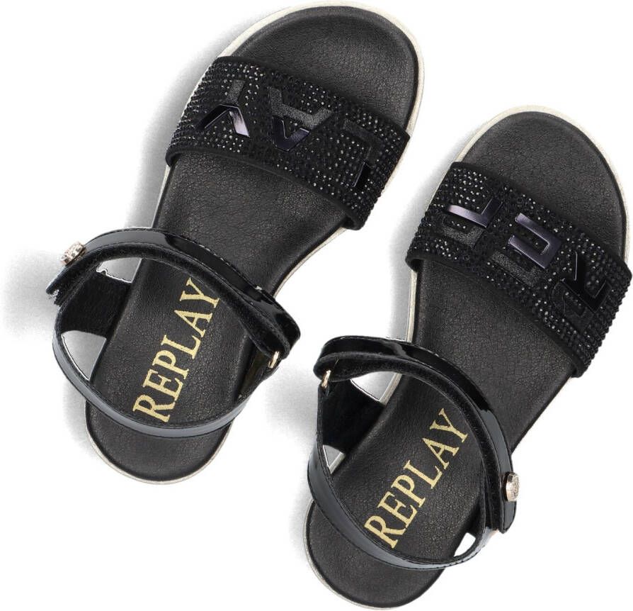 REPLAY Zwarte Sandalen Sandal 5