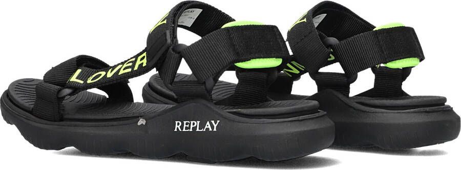 REPLAY Zwarte Sandalen Spacer 1