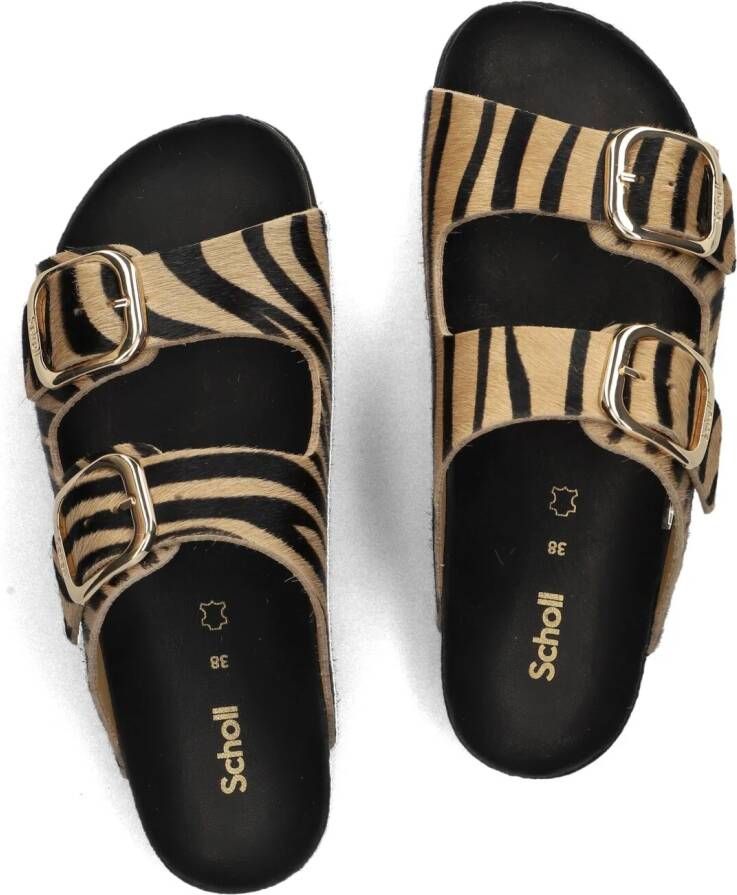 SCHOLL Beige Slippers Noelle Print Led