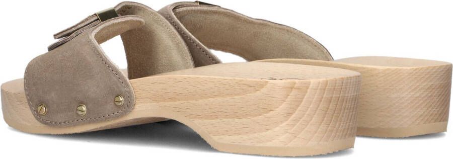 SCHOLL Beige Slippers Pescura Heel