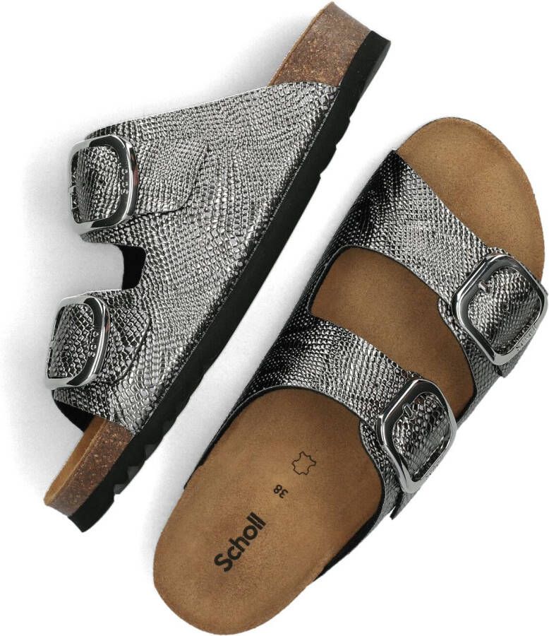 SCHOLL Zilveren Slippers Noelle