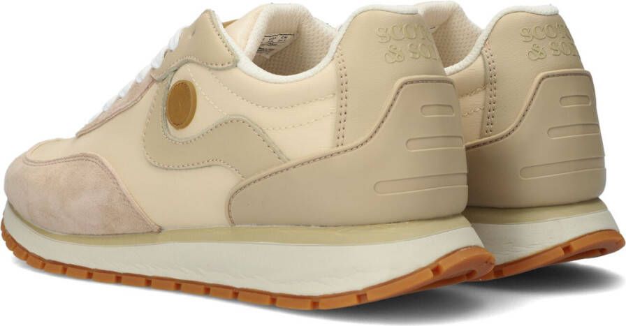 Scotch & Soda Beige Lage Sneakers Inez