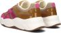 Scotch & Soda Celest leren chunky sneakers camel roze - Thumbnail 3