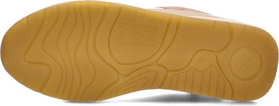 Scotch & Soda Roze Lage Sneakers Celest