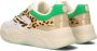 SCOTCH & SODA Celest Green Animal Chunky Wit Mesh Lage sneakers Dames - Thumbnail 4