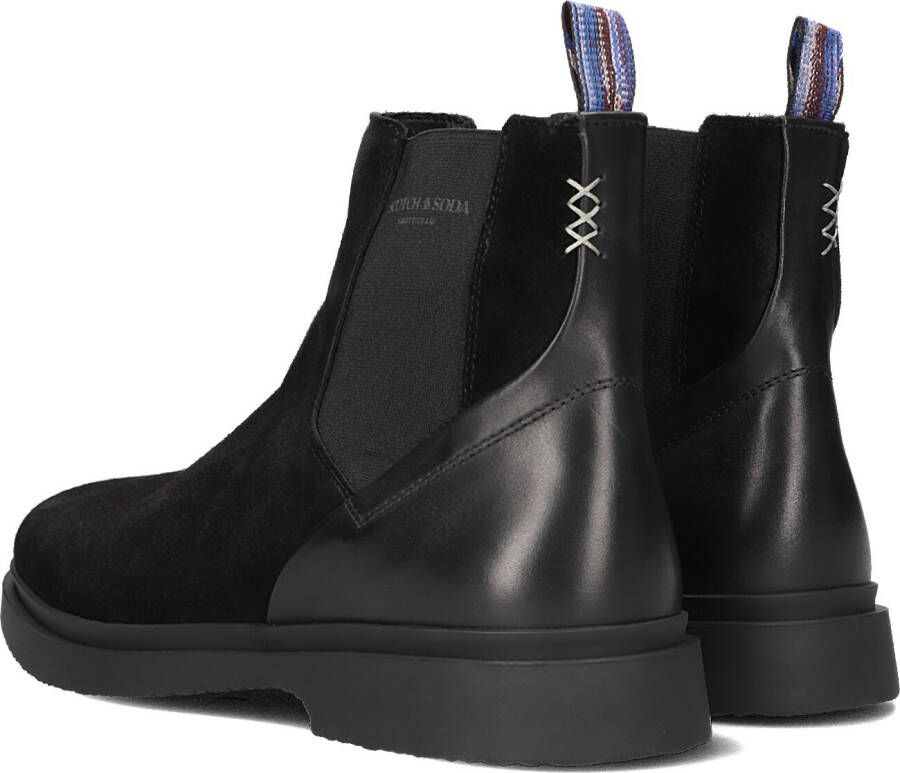 Scotch & Soda Zwarte Chelsea Boots Gallivant Boot