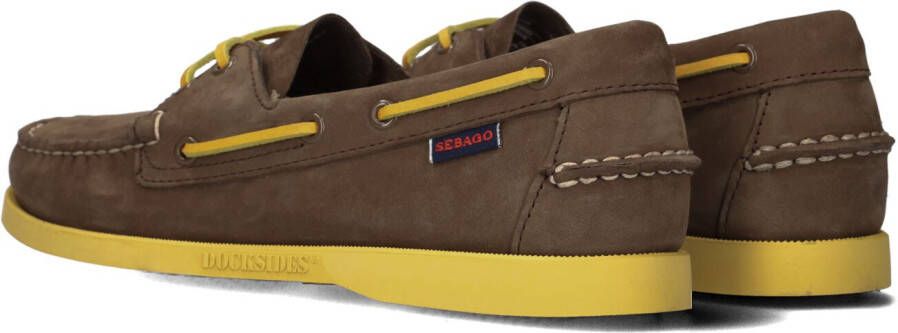 Sebago Bruine Veterschoenen Docksides