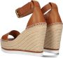 See By Chloé SEE BY CHLOE Glyn High Sandalen Met Sleehak Dames Cognac - Thumbnail 4