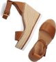 See By Chloé SEE BY CHLOE Glyn High Sandalen Met Sleehak Dames Cognac - Thumbnail 6