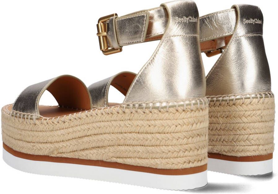 SEE BY CHLOÉ Gouden See By Chloé Espadrilles Glyn