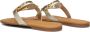 See By Chloé SEE BY CHLOE Hana Teenslippers Zomer slippers Dames Goud - Thumbnail 4