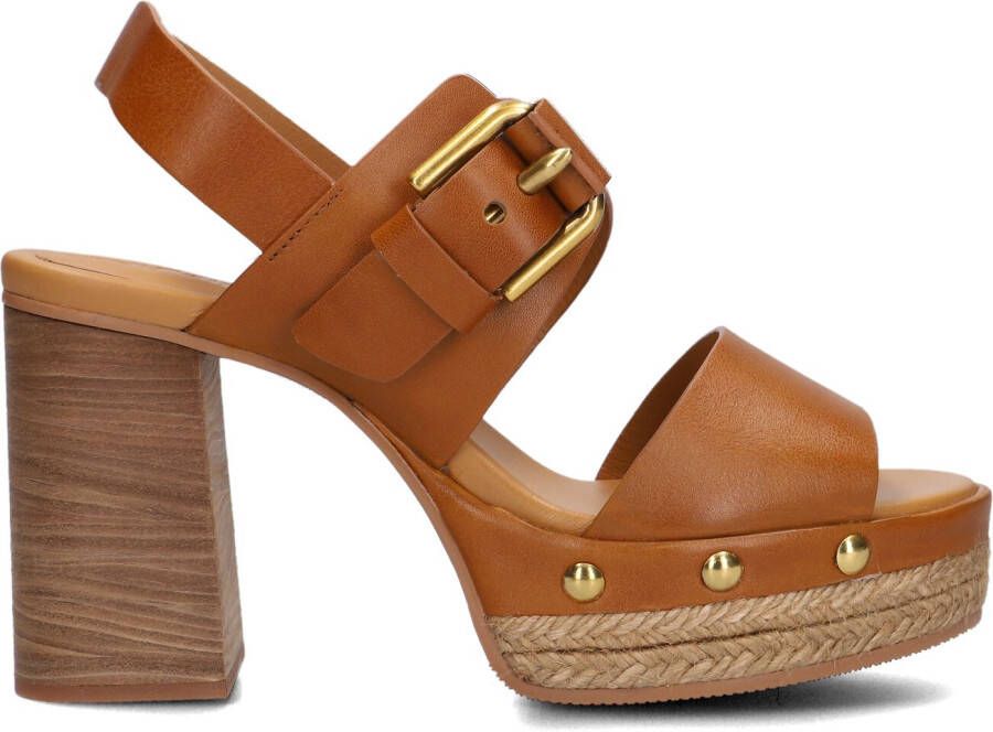 See By Chloé Cognac Sandalen Fibbia Clog