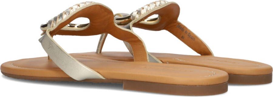 See By Chloé Gouden Teenslippers Hana