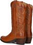 Sendra Cowboy geïnspireerde leren laarzen met vlammenpatroon Brown Dames - Thumbnail 4
