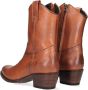 City Western bruin Tinten 17763 Cowboylaarzen Western Laarzen Dames Cognac - Thumbnail 4