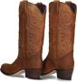 Sendra Cowboy geïnspireerde leren laarzen met vlammenpatroon Brown Dames - Thumbnail 4