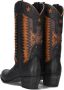 SENDRA Cowboylaarzen Dames 14144 Maat: 37 Materiaal: Leer Kleur: Zwart - Thumbnail 4