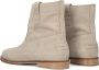 SHABBIES Chelsea Boots Dames Festi Ankie Maat: 41 Materiaal: Suède Kleur: Beige - Thumbnail 3