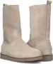 SHABBIES Enkelboots Dames Palissa Mia High Zip Maat: 41 Materiaal: Suède Kleur: Beige - Thumbnail 6