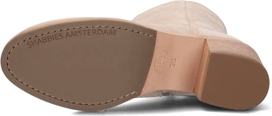 Shabbies Beige Enkellaarsjes 183020354 Shs1378