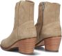 Shabbies Amsterdam Shabbies Joolz Ankie Enkellaarsjes Enkelboots met rits Dames Beige - Thumbnail 4