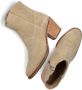 Shabbies Amsterdam Shabbies Joolz Ankie Enkellaarsjes Enkelboots met rits Dames Beige - Thumbnail 6