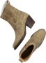 Shabbies Amsterdam Shabbies Julie Ankle Boot Enkellaarsjes Enkelboots met rits Dames Beige - Thumbnail 5