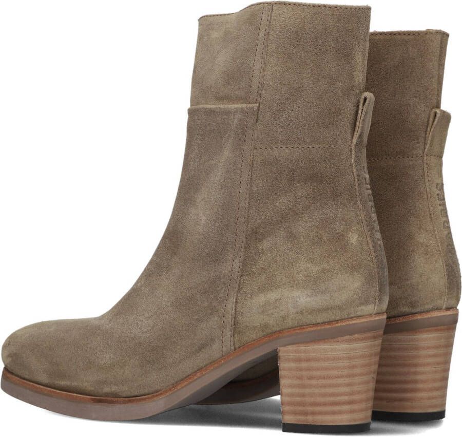 SHABBIES Beige Enkellaarsjes Lieve G Ankle Boot