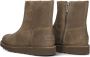 SHABBIES Enkellaarsjes Dames Palissa Mia Zip Maat: 38 Materiaal: Suède Kleur: Beige - Thumbnail 4