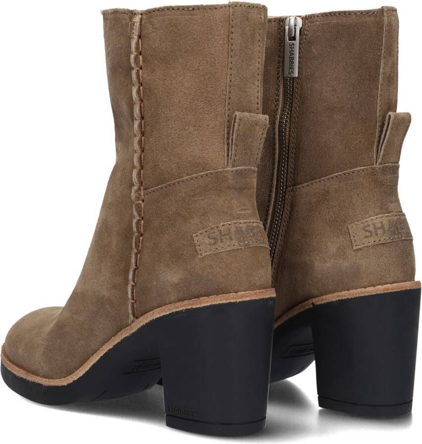 SHABBIES Beige Enkellaarsjes Venle Ankle Boot