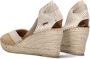 SHABBIES Espadrilles Dames Kaila Ki Seven Maat: 42 Materiaal: Leer Kleur: Beige - Thumbnail 3