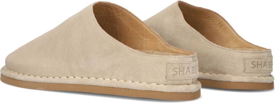 SHABBIES Beige Instappers Wilja Slipper