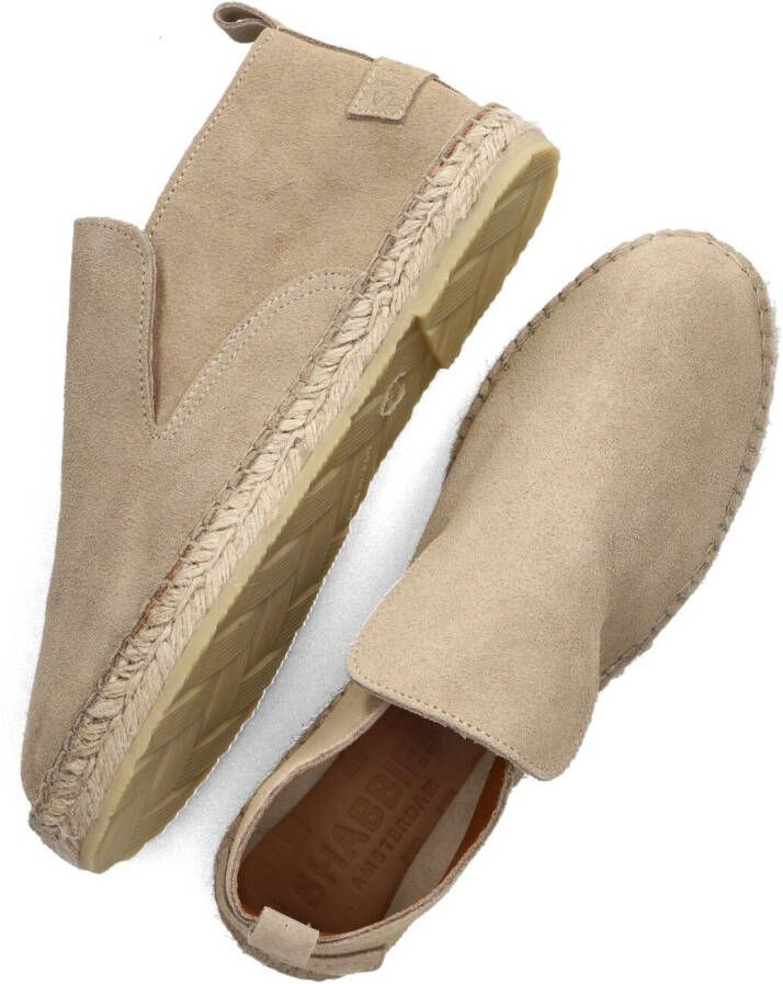 SHABBIES Beige Espadrilles Elche Lofa Suede