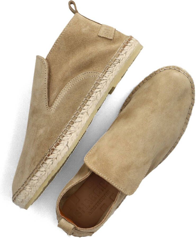 SHABBIES Beige Loafers Elche Lofa Suede