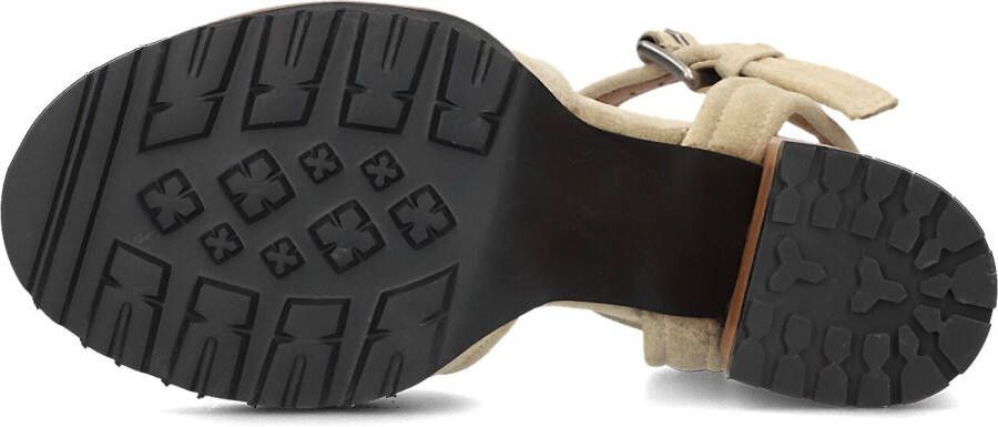 Shabbies Beige Sandalen 163020155 Shs1171