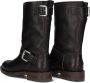 SHABBIES Biker Boots Dames Alyd Mia Maat: 41 Materiaal: Leer Kleur: Bruin - Thumbnail 5