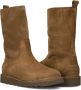 SHABBIES Enkelboots Dames Palissa Mia High Zip Maat: 42 Materiaal: Suède Kleur: Bruin - Thumbnail 5