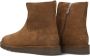 SHABBIES Enkelboots Dames Palissa Mia Zip Maat: 37 Materiaal: Suède Kleur: Cognac - Thumbnail 3