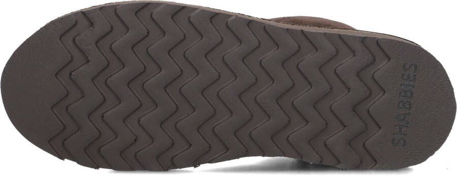 SHABBIES Bruine Boots Palissa Mia Zip