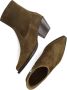 Shabbies Amsterdam Shabbies 182020399 Enkellaarsjes Enkelboots met rits Dames Bruin - Thumbnail 6