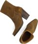 Shabbies Amsterdam Shabbies 183020299 Enkellaarsjes Enkelboots met rits Dames Bruin - Thumbnail 5