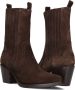 SHABBIES Enkellaarsjes Dames Jaymie Shelly Maat: 42 Materiaal: Suède Kleur: Bruin - Thumbnail 6