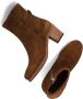 Shabbies Amsterdam Shabbies Lieve G Ankle Boot Enkellaarsjes Enkelboots met rits Dames Bruin - Thumbnail 6