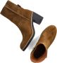 Shabbies Amsterdam Shabbies Venle Ankle Boot Enkellaarsjes Enkelboots met rits Dames Bruin - Thumbnail 5