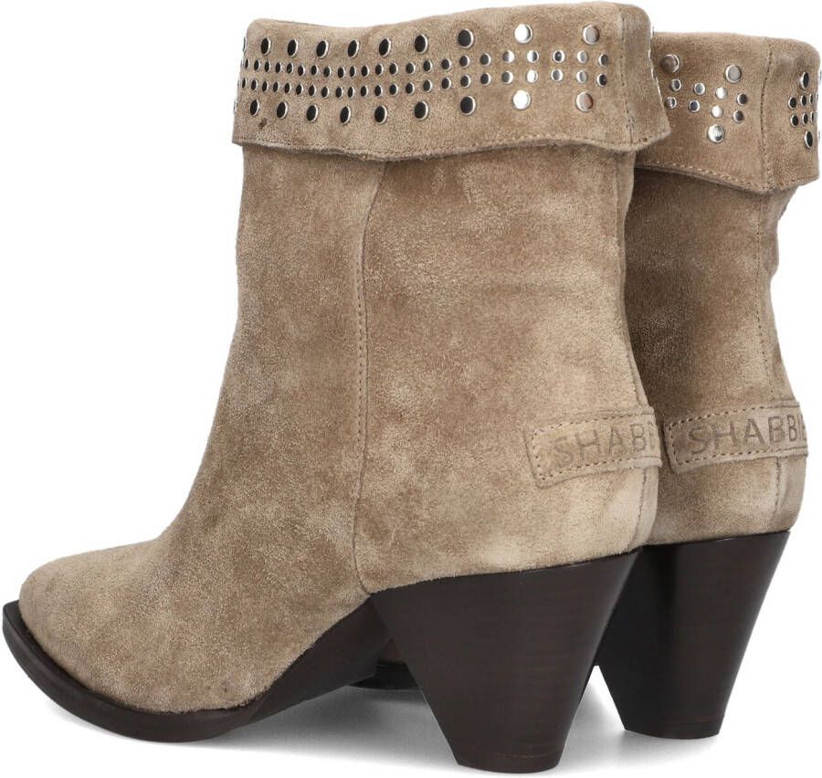 SHABBIES BY WENDY Taupe Enkelboots Wendy Binas