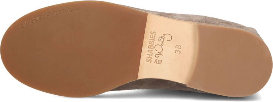 SHABBIES BY WENDY Taupe Enkellaarsjes Wendy Ankie