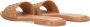 SHABBIES Slippers Dames 170020171 Maat: 38 Materiaal: Leer Kleur: Camel - Thumbnail 5