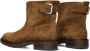 SHABBIES Enkelboots Dames Alyd Maat: 37 Materiaal: Suède Kleur: Cognac - Thumbnail 3