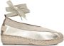 Shabbies Amsterdam Espadrille Palma Kimono Champagne - Thumbnail 3
